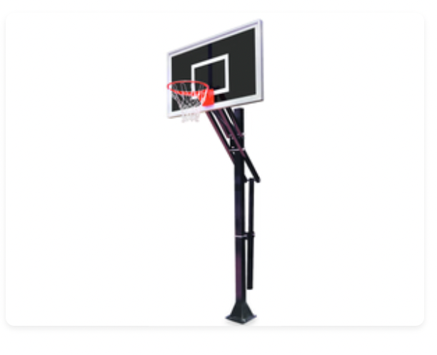 Slam™ In Ground Adjustable Basketball Goal | by First Team