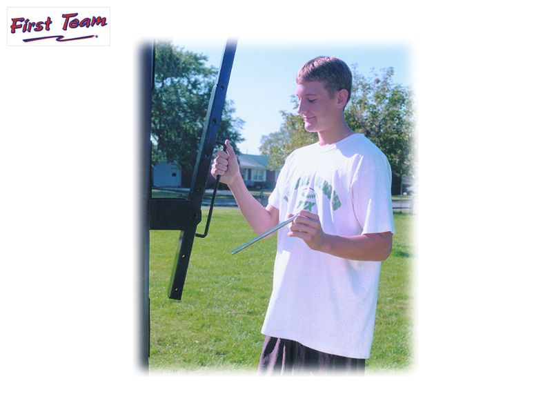 Slam™ In Ground Adjustable Basketball Goal | by First Team
