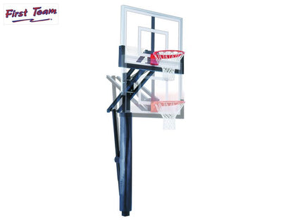 Slam™ In Ground Adjustable Basketball Goal | by First Team
