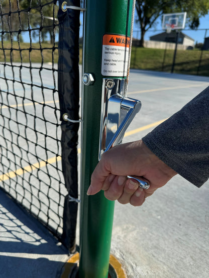 Convertible Tennis-Pickleball Telescoping System by Bison Athletic