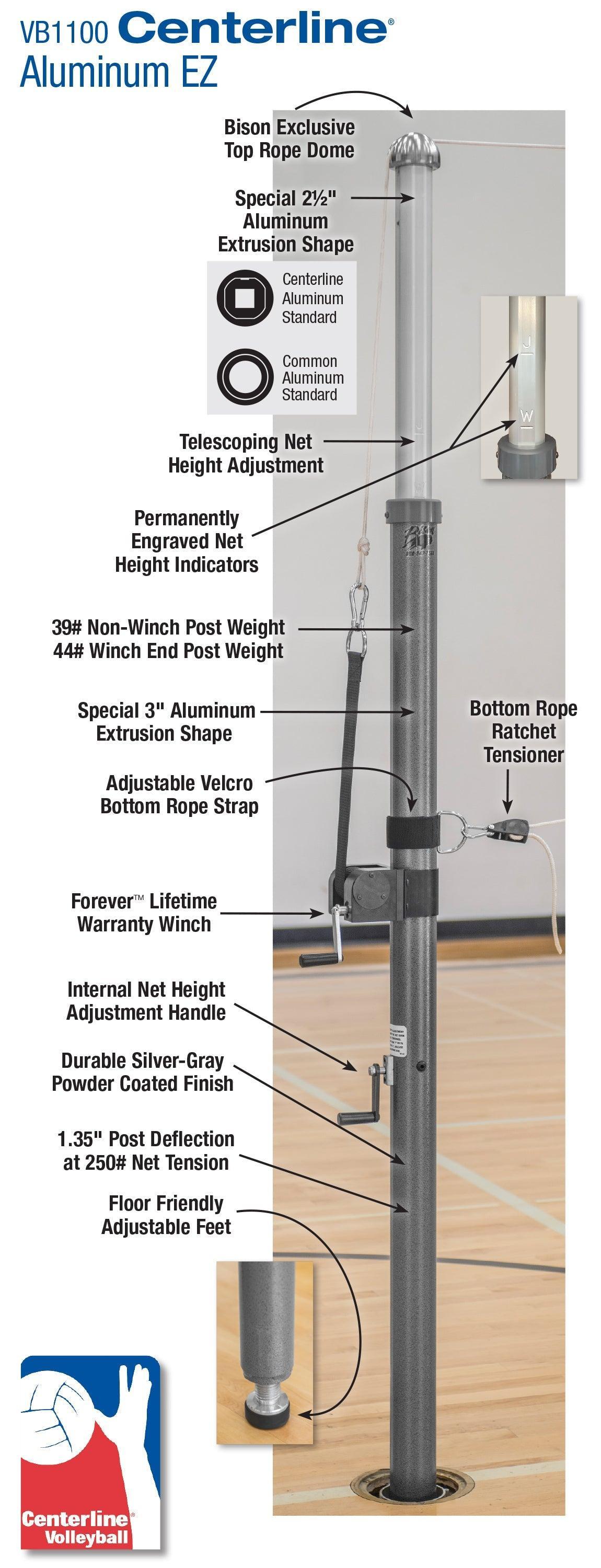 Centerline Aluminum EZ Complete System by Bison Athletic