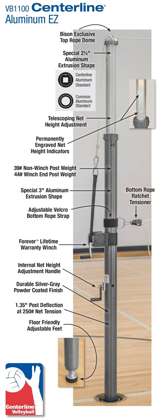 Centerline Aluminum EZ Complete System by Bison Athletic