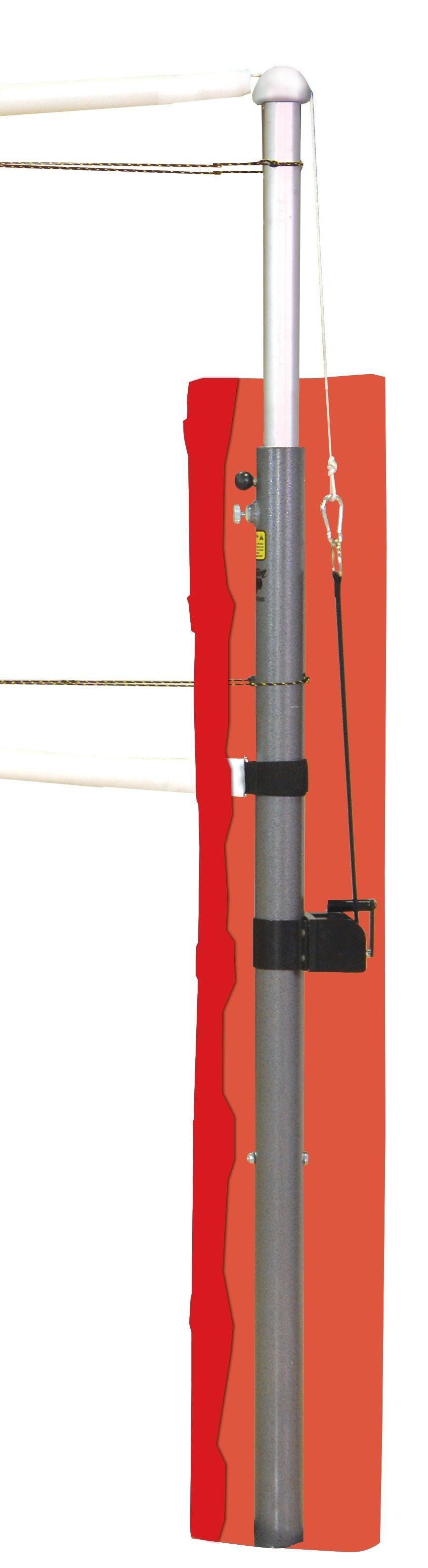Centerline Elite Steel Hybrid Double Court System without Sockets by Bison Athletic