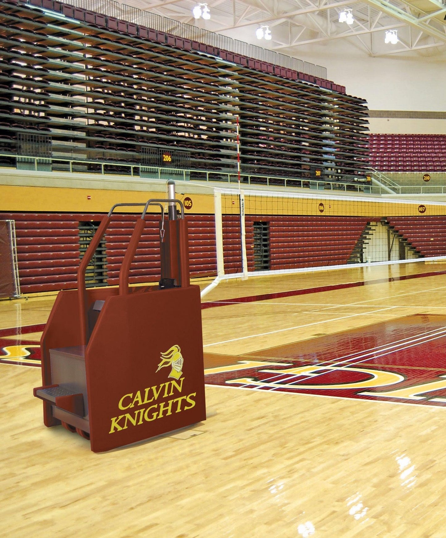 Arena II Freestanding Portable Complete System by Bison Athletic