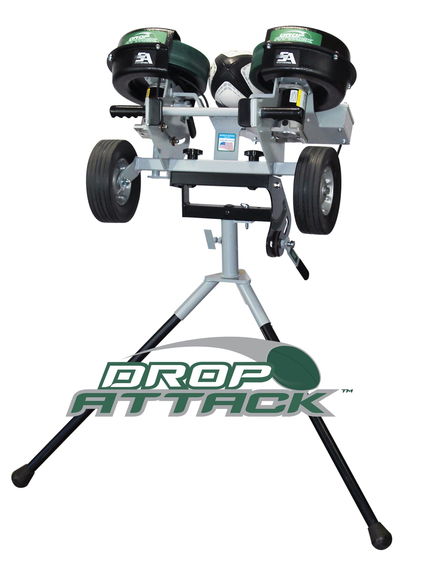 Drop Attack Rugby Machine | DC Battery Pack Model | by Sports Attack
