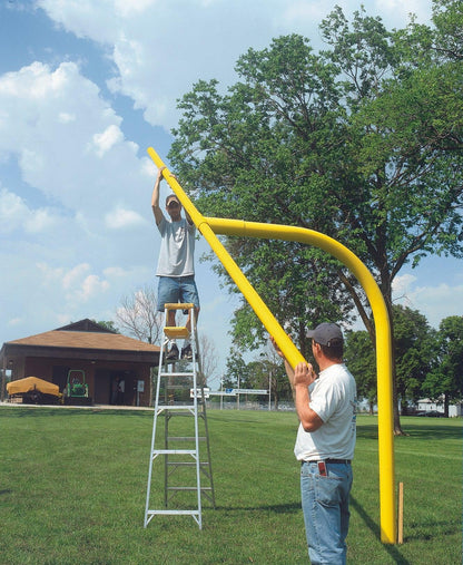 5-9/16" Gooseneck Football Goalposts by Bison Athletic