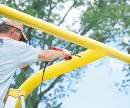 5-9/16" Gooseneck Football Goalposts by Bison Athletic