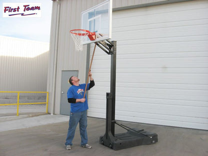 OmniChamp™ Customizable Portable Basketball Goal - First Team