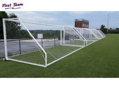 Golden Goal™ 44 Square Aluminum Portable Soccer Goal by First Team